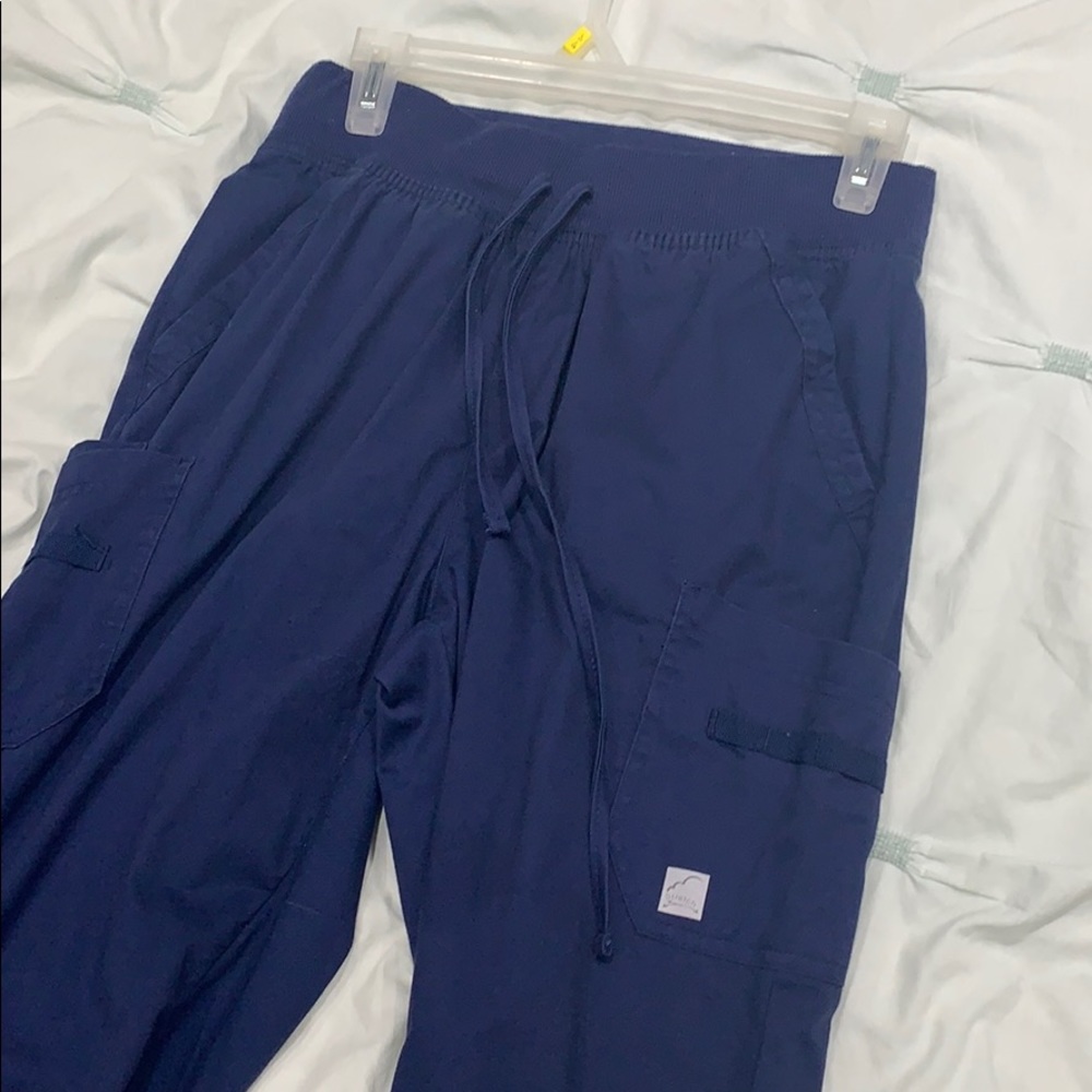 Butter soft stretch navy scrubs